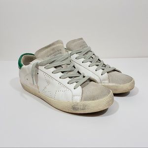 Golden Goose Superstar White/Green size 38